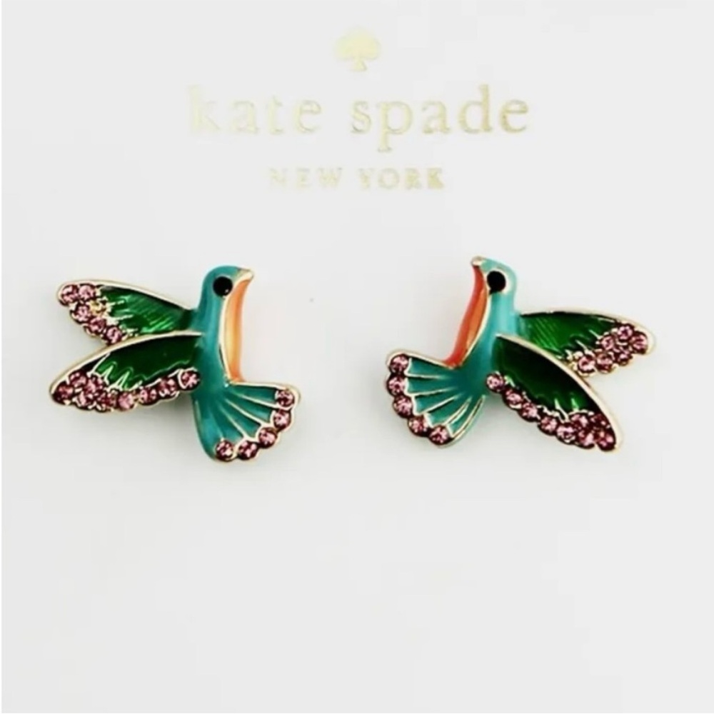 Kate Spade New York Scenic Route Hummingbird Stud Earrings - Picture 6 of 6